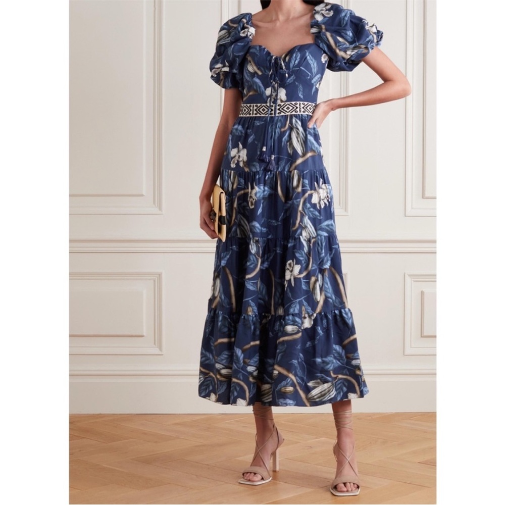 NEW Johanna Ortiz Botanical Heritage Dress 10 - Picture 5 of 17